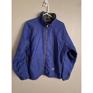 The‎ North Face Women's XL Purple Blue Zip Up Jacket Lined Lightweight